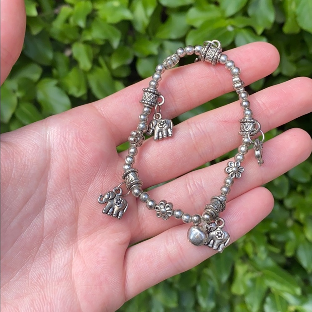 Elephant Charm Bracelet